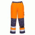 PORTWEST TX51 PANTALON HV LYON ORANGE/MARINE - TAILLE L - STANDARD