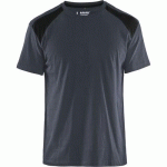 T-SHIRT GRIS FONCÉ/NOIR TAILLE XXL - BLAKLADER