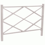 BARRIÈRE LOSANGE 1.50 M - ZINC GRIS 7044 - PROCITY
