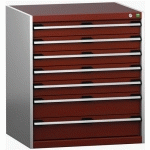 BOTT 1 ARMOIRE À TIROIRS SL-879-7.2 AVEC 7 TIROIRS POUR CHARGE LOURDE - BOTT