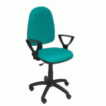 CHAISE DE BUREAU AYNA - ACCOUDOIRS FIXES - VERT CLAIR
