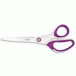 CISEAUX ERGONOMIQUES LEITZ WOW - ACIER INOXYDABLE - REVETEMENT TITANE - 20,5 CM - VIOLET