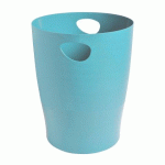 CORBEILLE À PAPIER ECOBIN EXACOMPTA COULEUR BLEU GLACÉ