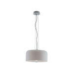 LUCEAMBIENTEDESIGN - LUMINAIRE SUSPENDU À DÔME BRILLANT, BLANC, E27 - FAN EUROPE