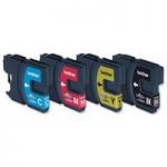 PACK DE 4 CARTOUCHES ENCRE BROTHER  LC985 NOIRE ET COULEUR