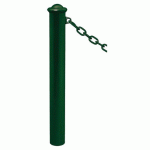 POTELET PROVINCE Ø114 MM CHAINES 1 ANNEAU AGORA VERT 6005 - PROCITY