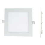EUROPALAMP - SPOT ENCASTRABLE LED CARRE EXTRA-PLAT 6W - BLANC FROID 6000K - BLANC FROID 6000K