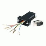 STARTECH.COM ADAPTEUR MODULAIRE DB9 MÂLE VERS RJ45 FEMELLE NOIR - DB9 À RJ45 M/F