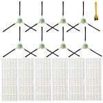 TLILY - KITS DE PIÈCES DE RECHANGE DE BROSSE LATÉRALE DE FILTRE HEPA POUR ASPIRATEUR ROBOT LIFE K2 K4 M210 M210S M210B M213