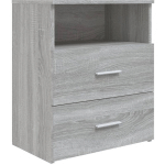 TABLE DE CHEVET SONOMA GRIS 50X32X60 CM