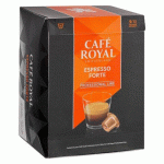 CAPSULE DE CAFÉ CAFÉ ROYAL PROFESSIONEL ESPRESSO FORTE - BOÎTE DE 48 - COMPATIBLE CAFÉ ROYAL PROFESSIONNEL