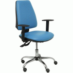 CHAISE DE BUREAU ELCHE S 24 HORAS SIMILICUIR BLEU CLAIR - PIQUERAS Y CRESPO