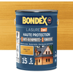 BONDEX - LASURE 2 EN 1 HAUTE PROTECTION - 5L - CHÊNE CLAIR CHÊNE CLAIR