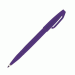 LOT DE 2 - STYLO FEUTRE PENTEL SIGN PEN À CAPUCHON POINTE 1 MM - ÉCRITURE MOYENNE VIOLET