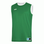 MAILLOT DE BASKET RÉVERSIBLE - JAKO - CHANGE 20 VERT/BLANC