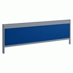 PANNEAU ÉCRAN CADRE ALUMINIUM L 160 CM POUR BUREAUX ARCH - DÉCOR BLEU INDIGO