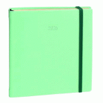 QUO VADIS - AGENDA - 2026 - EXÉCUTIF PRESTIGE - SEMAINIER PLANNING - MULTILINGUE - SILK - VERT CLAIR - 13 MOIS DE DÉC. À DÉC. - 16X16 CM