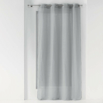 RIDEAU VOILE EFFET LIN 140X240CM ZAZY GRIS