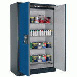 ARMOIRE SÉCURITÉ Q-CLASSIC-90 Q90.195.120 GRIS/BLEU - MANUTAN COLLECTIVITÉS