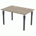 BUREAU NOGA 120 X 80 CM CHÊNE GRIS ANTHRACITE