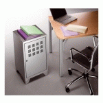 CAISSON COLOR HAUTEUR DE BUREAU 74 CM ALUMINIUM