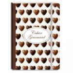 CLAIREFONTAINE CAHIERS COEUR CHOCOLAT BROCHURE REMBORDÉE SOUPLE+ÉLASTIQUE DE FERMETURE A6 144PGES LIGNÉE