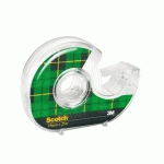 DÉVIDOIR ADHÉSIF JETABLE MAGIC INVISIBLE SCOTCH AVEC ROULEAU - LARGEUR 19 MM X LONGUEUR 25 M