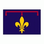 DRAPEAU PROVENCE LYS : DIMENSIONS - 50 X 75 CM