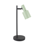 LINDBY LAMPE À POSER OVELIA, VERT/NOIR, MÉTAL, E27