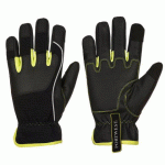 LOT DE 2 - PORTWEST A771 GANT TRADESMAN PW3 NOIR/JAUNE - LA PAIRE - TAILLE XXL
