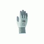 GANTS TRICOTÉS PHYNOMIC FOAM ENDUIT MOUSSE AQUAPOLYMÈRE GRIS/GRIS FONCÉ T10 - UVEX - CT10