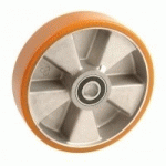 ROUE ALUMINIUM - 125 MM - ALÉSAGE 20 MM - 300 KG - ROULEMENTS À BILLES AVL