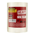 SCOTCH HEAVY RUBAN ADHÉSIF D'EMBALLAGE POLYPROPYLÈNE 57 MICRONS 50MM X 66M TRANSPARENT - TOUR DE 3