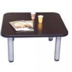 SODEMATUB TABLE BASSE DIMENSION PLATEAU 80X80 CM NOIR