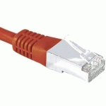 CORDON RJ45 CATÉGORIE 6 S/FTP ROUGE - 20 M - CUC