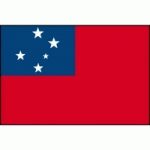 DRAPEAU SAMOA : DIMENSIONS - 100 X 150 CM