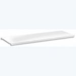 MT INTERNATIONAL TABLETTE ARMOIRE L120 - DIMENSIONS : L105 X H2 X P36 CM COLORIS BLANC