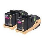 PACK DE 2 TONERS MAGENTA EPSON POUR ACULASER C9300N