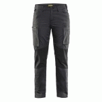 PANTALON DE TRAVAIL SERVICES STRETCH FEMME GRIS FONCÉ/NOIR TAILLE 46 - BLAKLADER