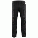 PANTALON DE TRAVAIL SERVICES STRETCH NOIR TAILLE 42 - BLAKLADER