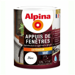 ALPINA - PEINTURE APPUIS DE FENÊTRES - MONOCOUCHE - EXTÉRIEUR - MAT COULEUR: TON PIERRE - CONDITIONNEMENT: 0,75L - TON PIERRE