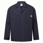 PORTWEST AS18 VESTE DE LABORATOIRE ESD MARINE - TAILLE XXS