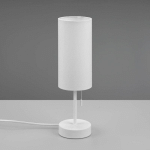 REALITY LEUCHTEN LAMPE À POSER JARO AVEC PORT USB, BLANC/BLANC