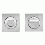 ROSACE 3 PIÈCES CARRÉE EN INOX POLI ET SATINÉ - SÉRIE EZ1340 - CONDAMNATION KARCHER DESIGN