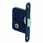 SERRURE MONOPOINT À LARDER PETIT COFFRE À BEC DE CANE 40MM BOUT ROND DROITE - JPM - 255000-02-1X