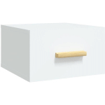 TABLE DE CHEVET MURALE BLANC 35X35X20 CM