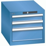 ARMOIRE BLEU CAP. 411X572X383 AVEC 3 TIR. 75KG _ 78.408.040 - LISTA