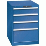 ARMOIRE BLEU GENT. 564X725X850 AVEC 4 TIR. 75KG _ 78.525.090 - LISTA