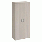 ARMOIRE HAUTE PORTES BATTANTES EXCELLENS / ARKO H 182 X L 80 CM CHÊNE GRIS