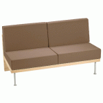 BANQUETTE 3 PLACES FAAR PVC URBAN TERRE - MANUTAN COLLECTIVITÉS